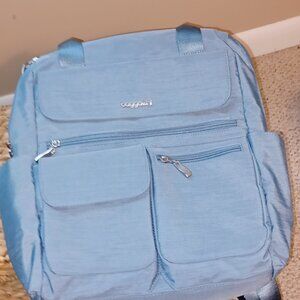 Baggallini Modern Laptop Backpack, cornflower blue, 13"x14"x3" NWT